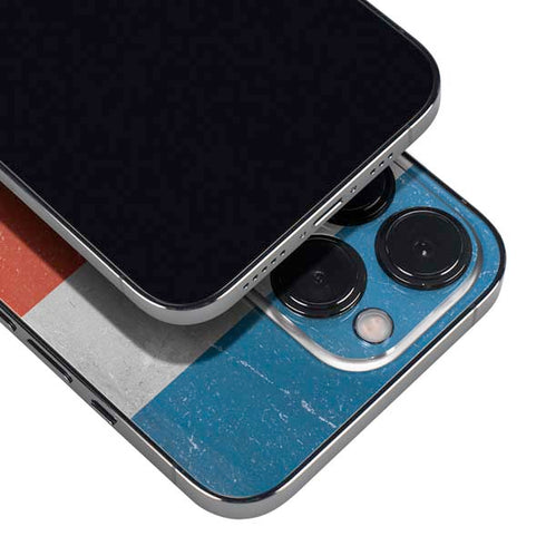 Costa Rican Flag Distressed iPhone 14 Pro Skin